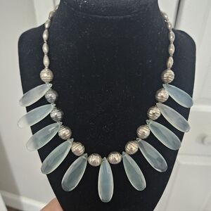 Sterling Silver Beaded Necklace